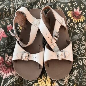Girls leather sun sandals